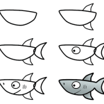 rajzolj cápát