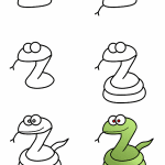 rajzolj kígyót