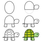 rajzolj teknőst