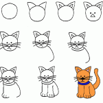 rajzolj cicát