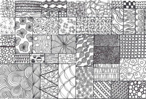 néhány zentangle minta a rajzoláshoz