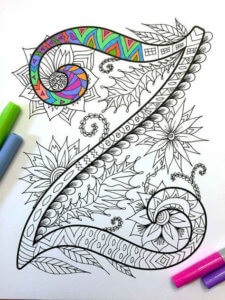 Zentangle betű